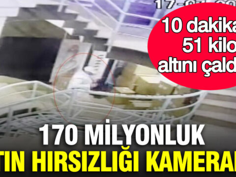 170 milyonluk altin hirsizligi kamerada 10 dakikada 51 kilo altini caldilar 2GkWQ4UL